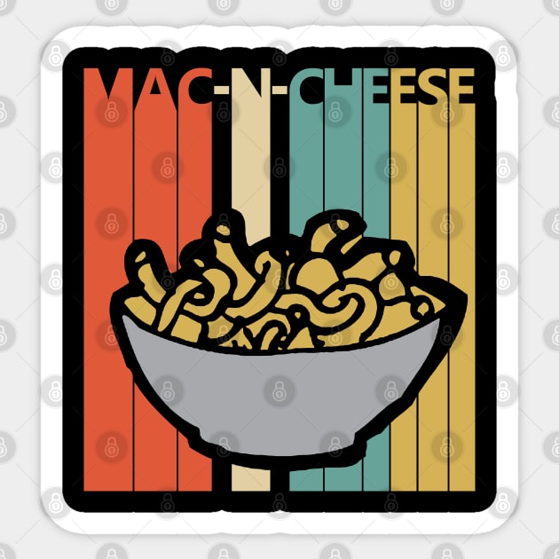 Vintage Mac and Cheese Sticker by GWENT